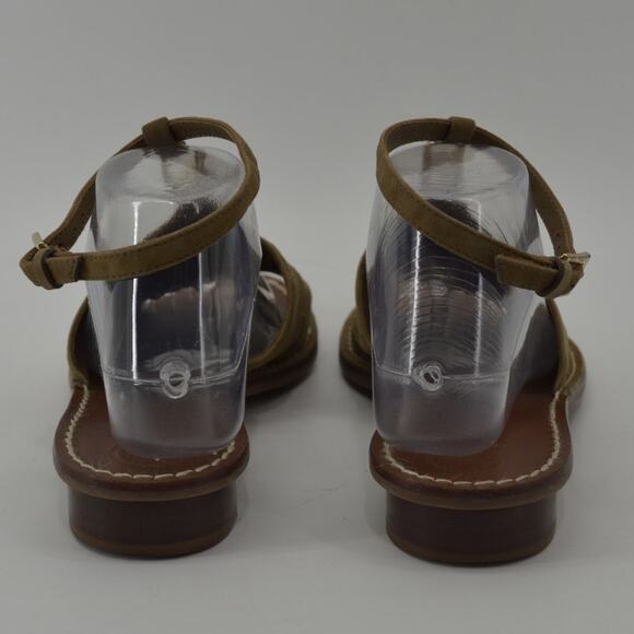 Tory Burch Gemini Link Ankle Strap Sandals Womens Flat Sz 9 - Picture 13 of 15